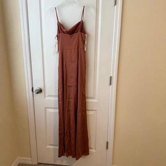 Women's Birdy Grey Lydia Matte Terracotta Maxi Dress XS NWT - Picture 4 of 16